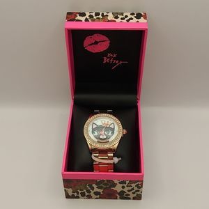Betsey Johnson Cat Watch